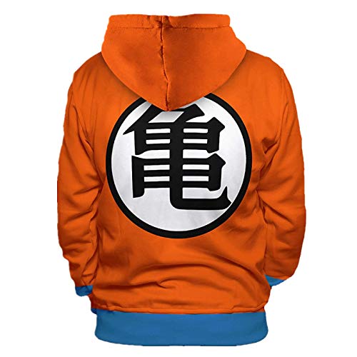 Charous Sudaderas con Capucha de Anime Dragon Ball Cosplay, Nueva Sudadera con Capucha Unisex con Estampado 3D de 2021 Utilizada para Cosplay de Festival o Regalo