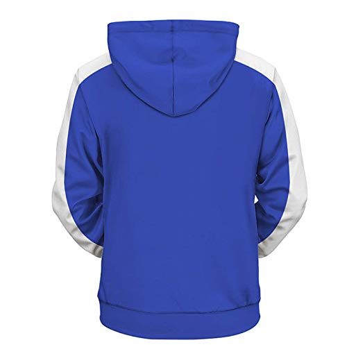 Charous Sudaderas con Capucha de Anime Dragon Ball Cosplay, Sudadera con Cremallera Unisex con impresión 3D Utilizada para Cosplay de Festival o Regalo