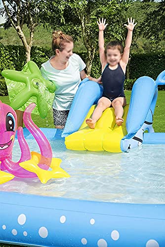 CHICAI Diapositiva Inflable para niños, Juguete de diversión Inflable, Juguetes de Agua de Verano al Aire Libre para el jardín del jardín inflables y los Castillos hinchables