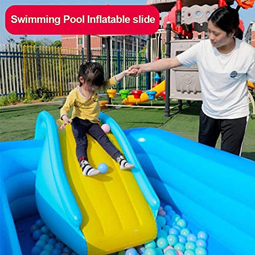 CHICAI Diapositiva Inflable, Piscina, Juguete de diversión Inflable para niños, Castillo Inflable, Juguetes al Aire Libre del Agua de Verano para el jardín del jardín inflables y los Castillos hincha