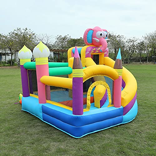 CHICAI Parque Infantil al Aire Libre Trampolín para niños Piscina Inflable Agua Diapositiva Seguridad Niño Juego Inflable Castillo Inflable Bouncer