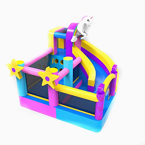 CHICAI Parque Infantil Trampoline para niños Piscina Al Aire Libre Inflable Agua Diapositiva Seguridad Niño Juego Inflable Castillo Inflatable Bouncer