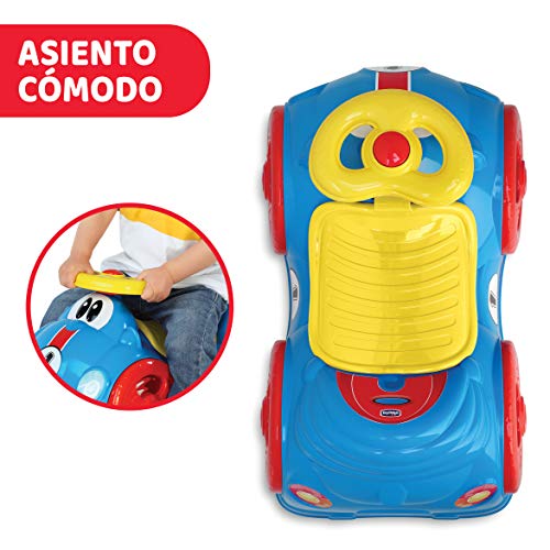 Chicco All Around, Coche Correpasillos Infantil con Bocina, Ruedas Giratorias 360⁰ y Compartimento de Almacenaje – Juguetes para Niños de 1 a 3 Años, Máx. 20 Kg, Color Azul