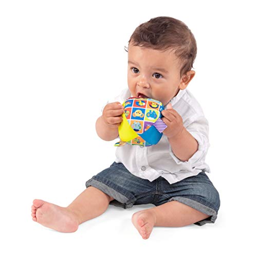 Chicco- Soft Ball Primeros Juguetes, Multicolor, pequeño (00010057000000)