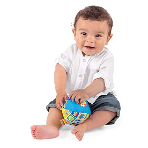 Chicco- Soft Ball Primeros Juguetes, Multicolor, pequeño (00010057000000)