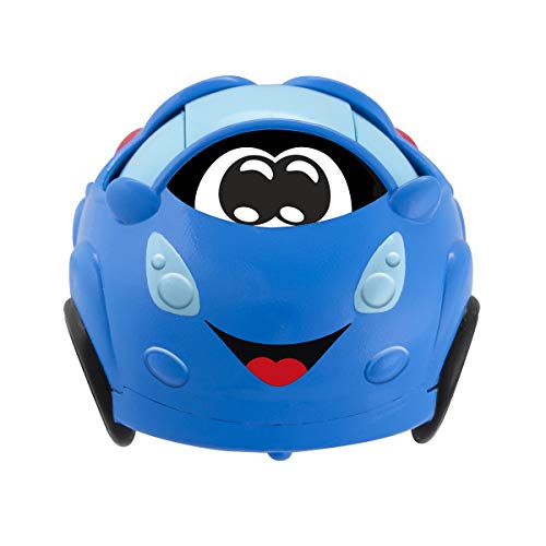 Chicco Turbo Ball - Coche de Juguete Especial bebés, con Bola en Interior, Color Azul