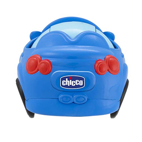 Chicco Turbo Ball - Coche de Juguete Especial bebés, con Bola en Interior, Color Azul