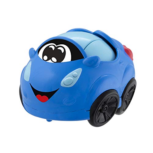 Chicco Turbo Ball - Coche de Juguete Especial bebés, con Bola en Interior, Color Azul