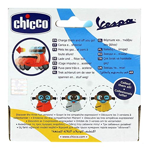 Chicco- Vespa Moto, Color Rojo (Artsana Spain 9625000000)