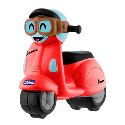 Chicco- Vespa Moto, Color Rojo (Artsana Spain 9625000000)