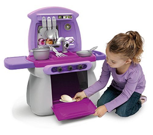 Chicos - Mi Primera Cocina Cook'Home, Cocinita Infantil con 17 Accesorios, a Partir de 18 meses , Medidas-54 x 31 x 57.5 cm (84018)