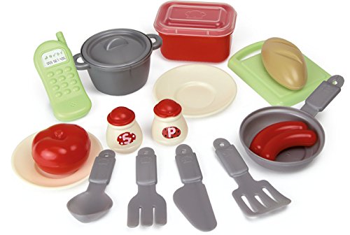 Chicos - Mi Primera Cocina Cook'Home, Cocinita Infantil con 17 Accesorios, a Partir de 18 meses , Medidas-54 x 31 x 57.5 cm (84018)