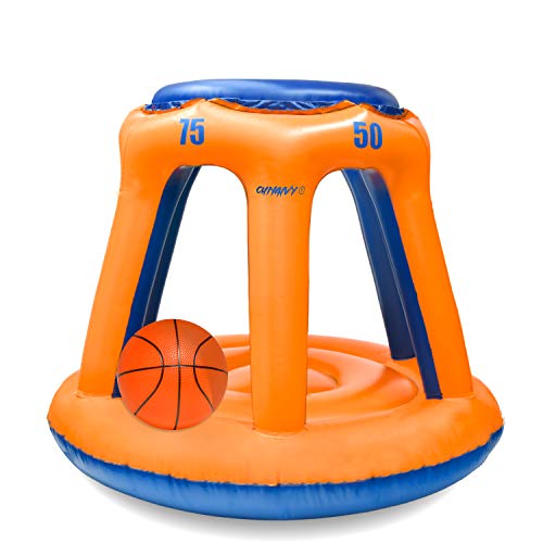 Chnaivy Pool Basketball Hoop Indoor Outdoor Swimming Basketball Hoop Set Best Water Sports Competitive Water Play with Two Ball Included for Kids and Adults