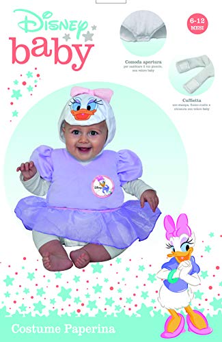 Ciao 11261.6-12 Donald Duck Daisy Duck - Disfraz para Bebé (Talla 6-12 Meses), Color