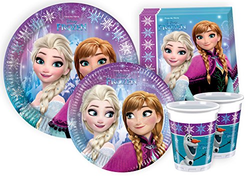 Ciao-Y2499 Frozen Kit Mesa Fiesta, multicolor, 24 personas (Y2499)