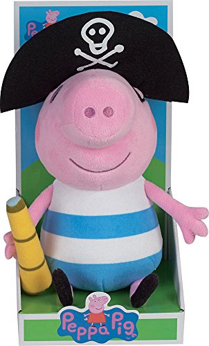 Cijep Jemini - 022994 - Peppa Pig – Peluche de George Pirata (+/-30 cm)