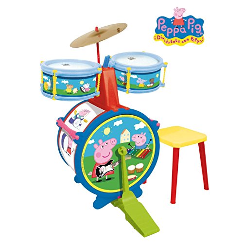 CLAUDIO REIG Bateria 3 Tambores Peppa Pig (72-2323)