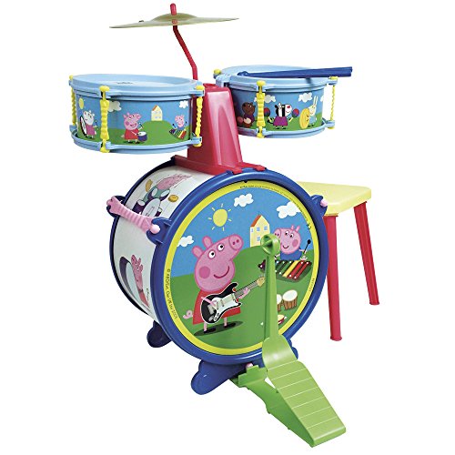 CLAUDIO REIG Bateria 3 Tambores Peppa Pig (72-2323)