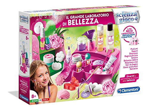 Clementoni 13998 - Juego "Scienza e Gioco"  El gran laboratorio de belleza (Il Grande Laboratorio di Bellezza) varios colores