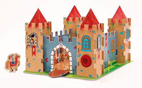 Clementoni 15273 Clementoni-15273-Play Creative-Adventure Castle Playset, Multicolor