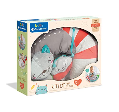 Clementoni-17278 - Cojín- Almohada relax - peluche para bebé a partir de 0 meses