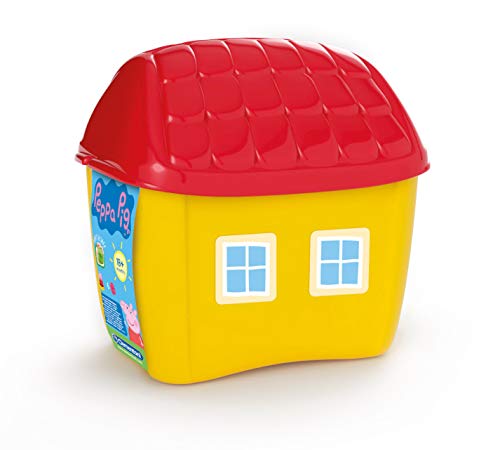 Clementoni-17346 - Soft Clemmy Baby Cubo Peppa Pig  - construcciones blanditas para bebé a partir de 18 meses