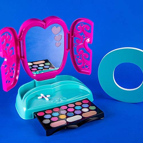 Clementoni-18541 - Tocador de Maquillaje - set de maquillaje infantil a partir de 6 años