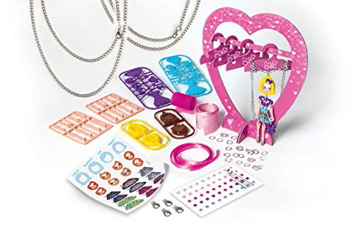 Clementoni-18587 - My Charms Dolls - abalorios y set para hacer pulseras infantiles a partir de 7 años