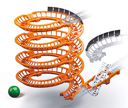 Clementoni-19168 - Action&Reaction Pistas en espiral - pistas para construir, accesorio a partir de 8 años