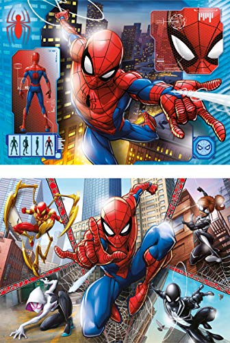 Clementoni 2 Puzzles 60 Piezas Spider-Man, Color Multicolor. (21608.6)