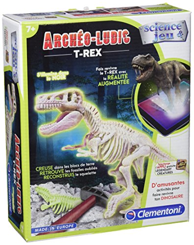 Clementoni 520688 - estatuilla dinosaurio - Tyrannosaurus fluorescente