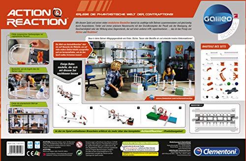 Clementoni-55340 - Action&Reaction Kit de Iniciación - pistas para construir a partir de 8 años