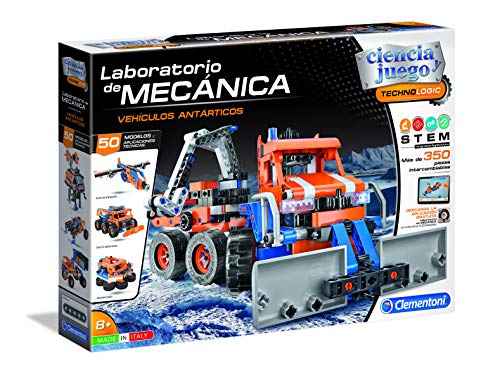 Clementoni-55373 - Mechanics - Exploración Antartica - juego de construcciones mecánica a partir de 8 años