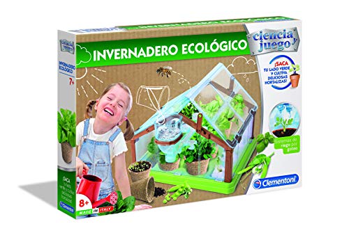 Clementoni-55375 - Invernadero Ecológico - juego científico a partir de 7 años