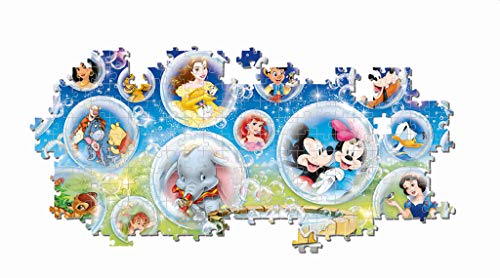 Clementoni All Other Puzzle 1000 Piezas Panorama Disney Classic, Color (39515.6)