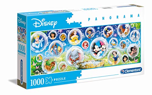 Clementoni All Other Puzzle 1000 Piezas Panorama Disney Classic, Color (39515.6)