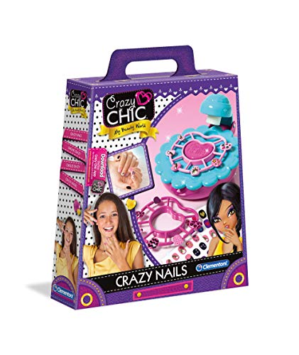 Clementoni Chic-Crazy uñas, Multicolor, 18512 