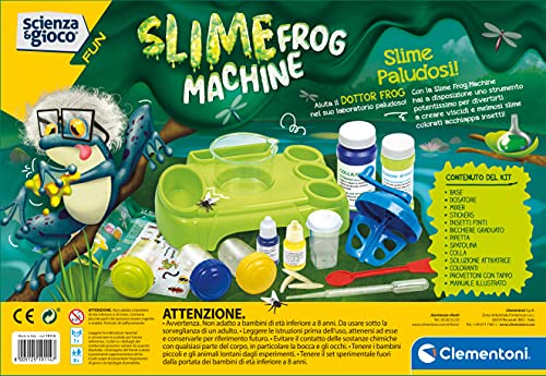 Clementoni - Ciencia y Gioco-Slime Machine, multicolor, 19114 , color/modelo surtido