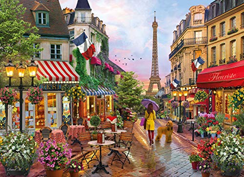 Clementoni-CM-39482 Puzzle 1000 Piezas Flores en Paris, Multicolor (39482)