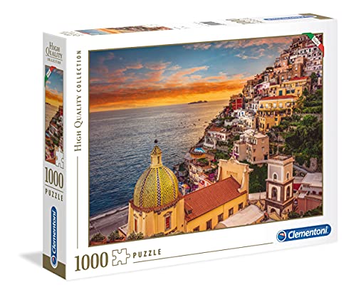 Clementoni Collection-Positano Puzzle, 1000 Piezas, Multicolor (39451)