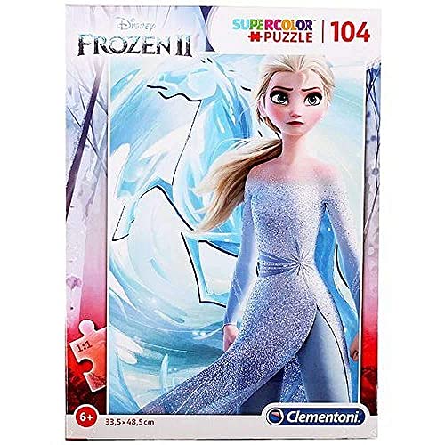 Clementoni- Disney Puzzle 104 Piezas Frozen 2, Multicolor (27127.6)