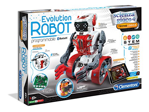 Clementoni Evolution Robot Robot - Juguetes de control remoto (530 mm, 90 mm, 360 mm, 2,41 kg, Caja) , color/modelo surtido