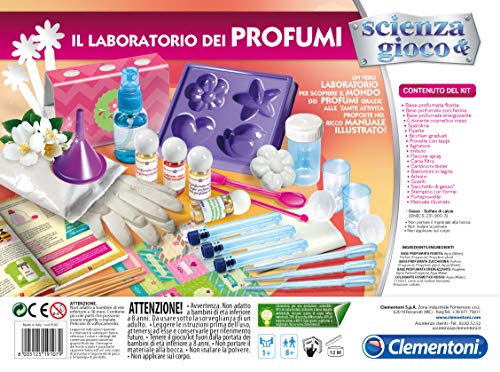 Clementoni- Il Laboratorio dei Profumi Ciencia y Juego, Multicolor (19107)