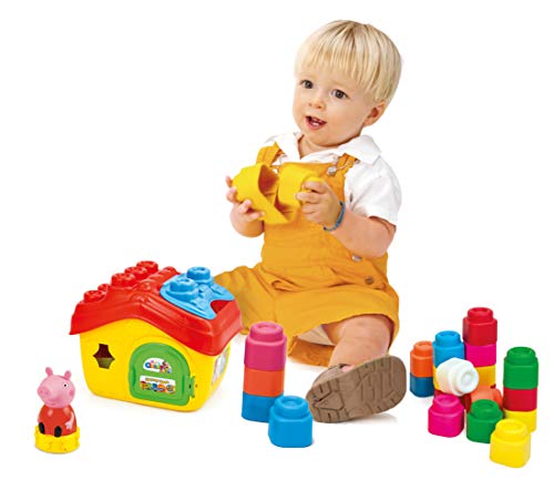 Clementoni Juego bebé construcciones Peppa Pig, Multicolor (17657)