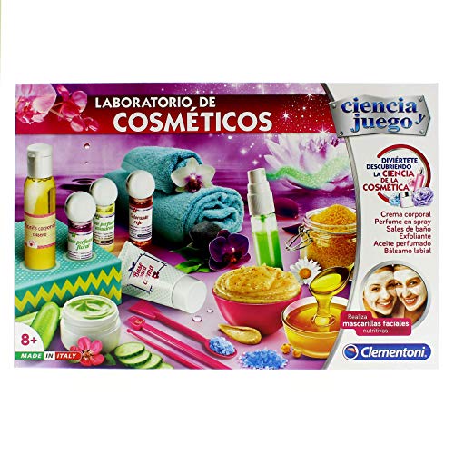 Clementoni- Juego Laboratorio cosméticos+8años 41x28 Kit CREA (55203.0)