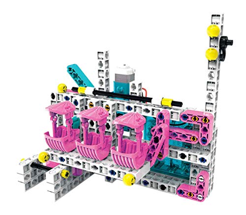 Clementoni- Laboratorio di Meccanica-Luna Park Set de Juego, Multicolor (19100)