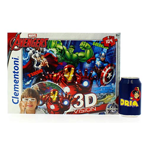 Clementoni- Marvel Avengers Pingüinos De Madagascar Puzzle 3D, 104 Piezas, Multicolor, Miscelanea (20606)