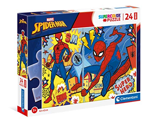 Clementoni- Marvel Spiderman Puzzle Infantil, Multicolor (24216)