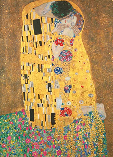 Clementoni- Museum Collection-Klimt: Il Bacio Gustav Pingüinos De Madagascar Puzzle, 1000 Piezas, Multicolor, 12+ (31442)