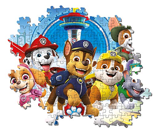 Clementoni-Paw Patrol Supercolor Puzzle – La Patrulla Canina – 180 Piezas – Fabricado en Italia, puzle niños 7 años +, Multicolor (29105)